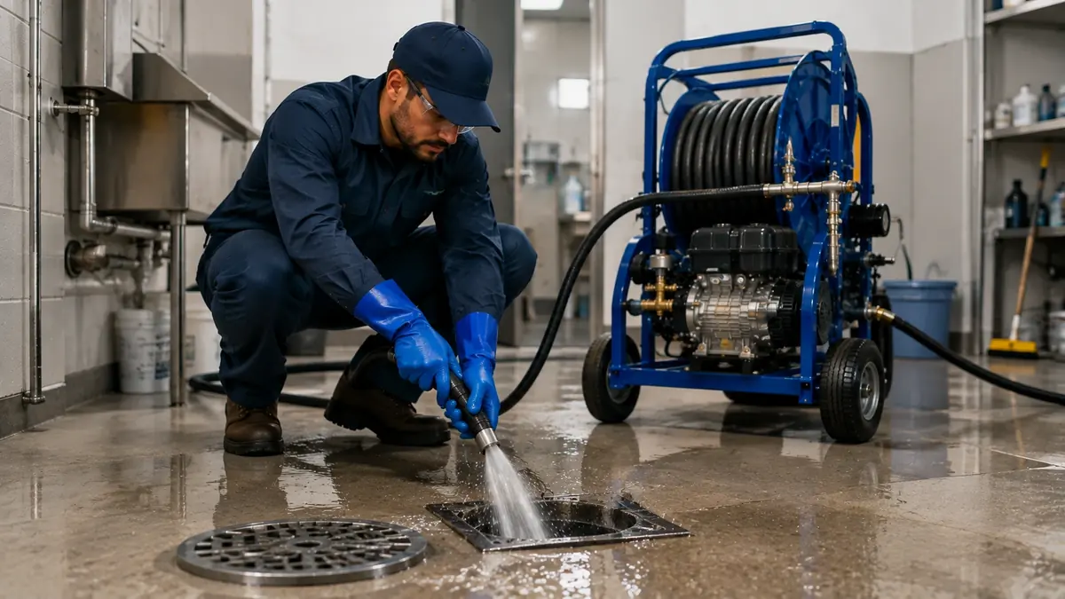Floor Drain Hydro Jet Cleaning in San Juan Capistrano