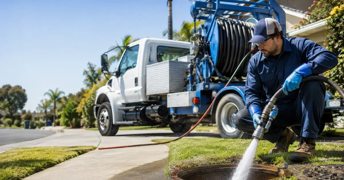 Hydro jet sewer cleaning San Juan Capistrano