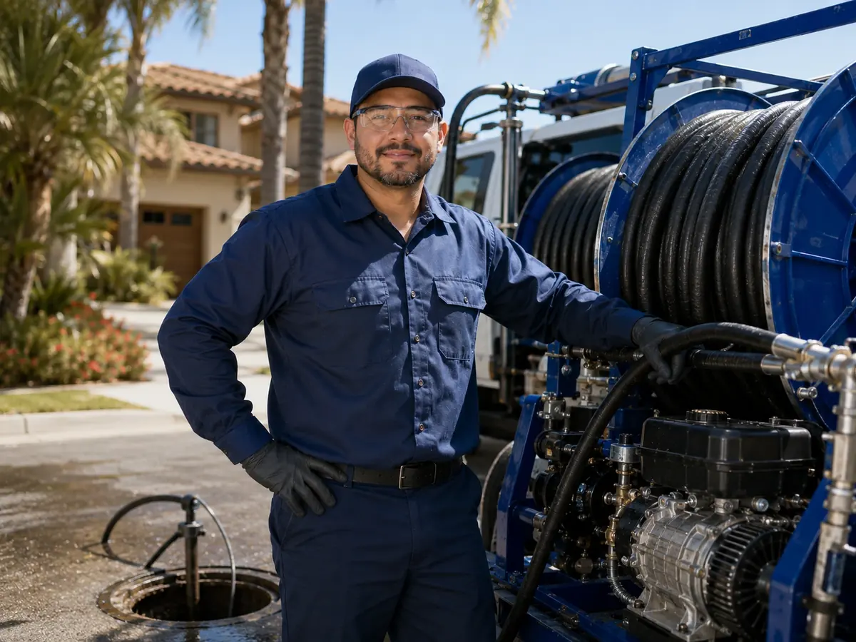 Hydro jet sewer cleaning in San Juan Capistrano