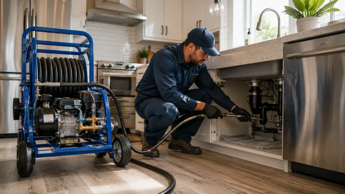 Kitchen Drain Hydro Jetting in San Juan Capistrano