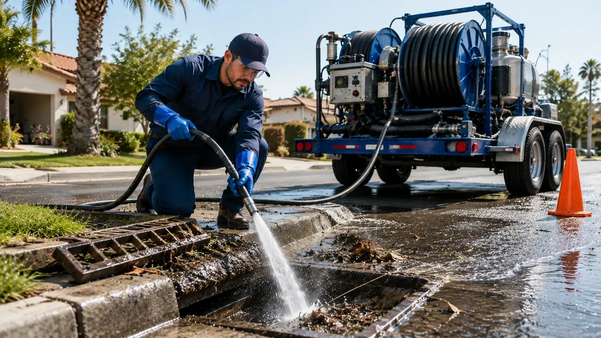 Storm Drain Hydro Jet Cleaning in San Juan Capistrano